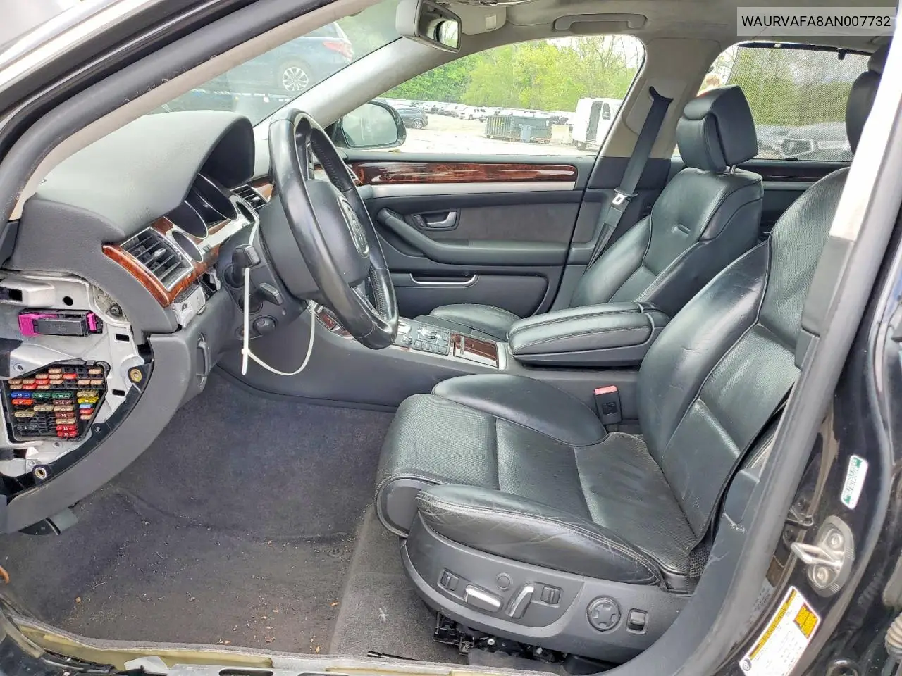 2010 Audi A8 VIN: WAURVAFA8AN007732 Lot: 53492176