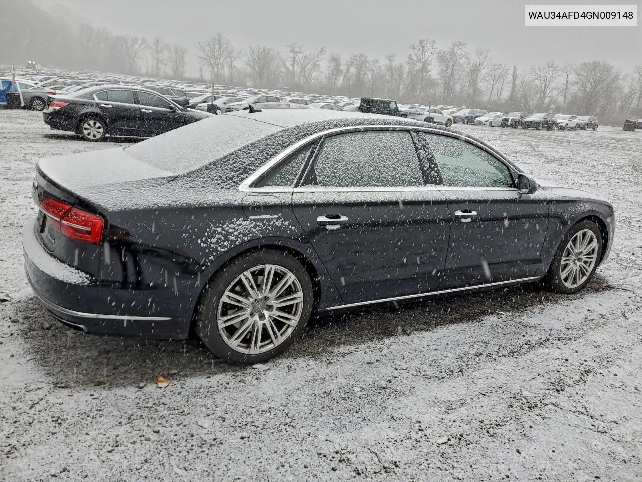 WAU34AFD4GN009148 2016 Audi A8 L Quattro