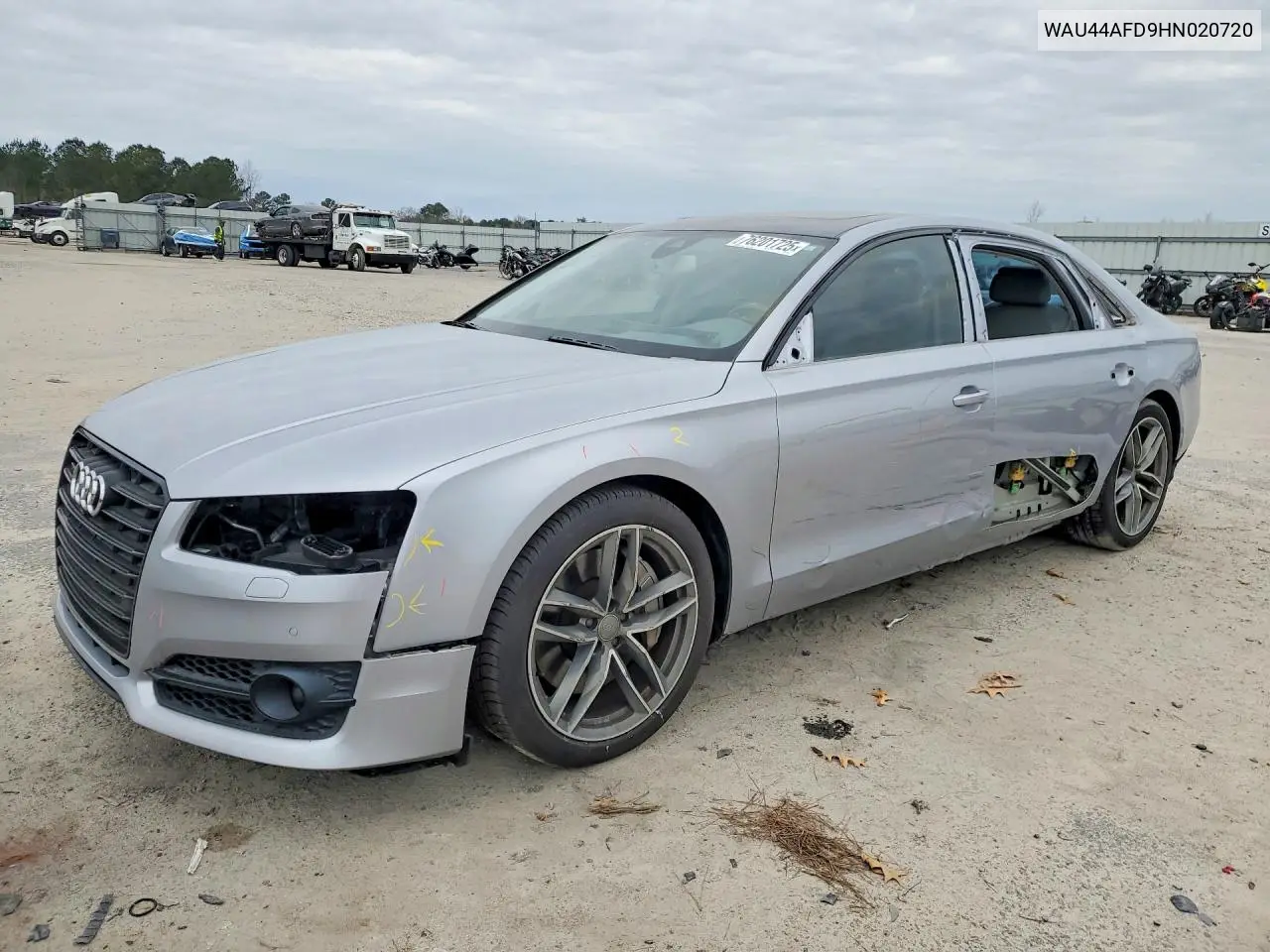 2017 Audi A8 L Quattro VIN: WAU44AFD9HN020720 Lot: 76201725