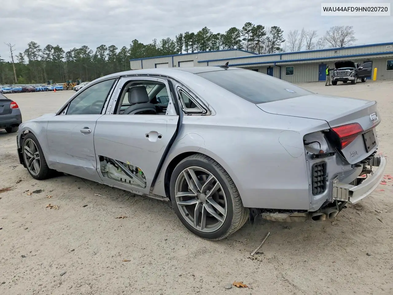 2017 Audi A8 L Quattro VIN: WAU44AFD9HN020720 Lot: 76201725