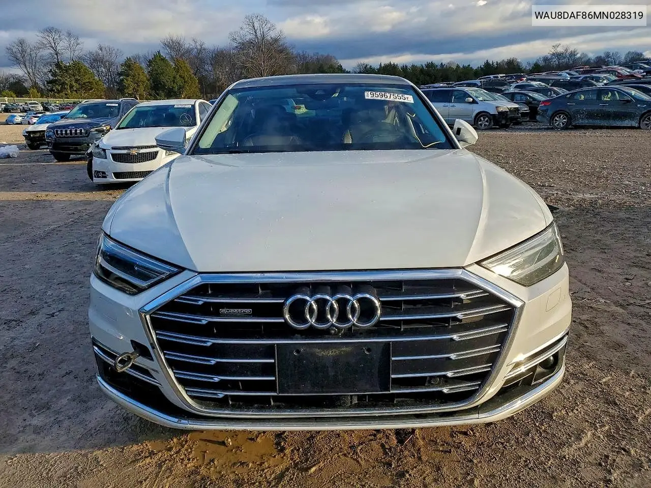 2021 Audi A8 L VIN: WAU8DAF86MN028319 Lot: 76725155