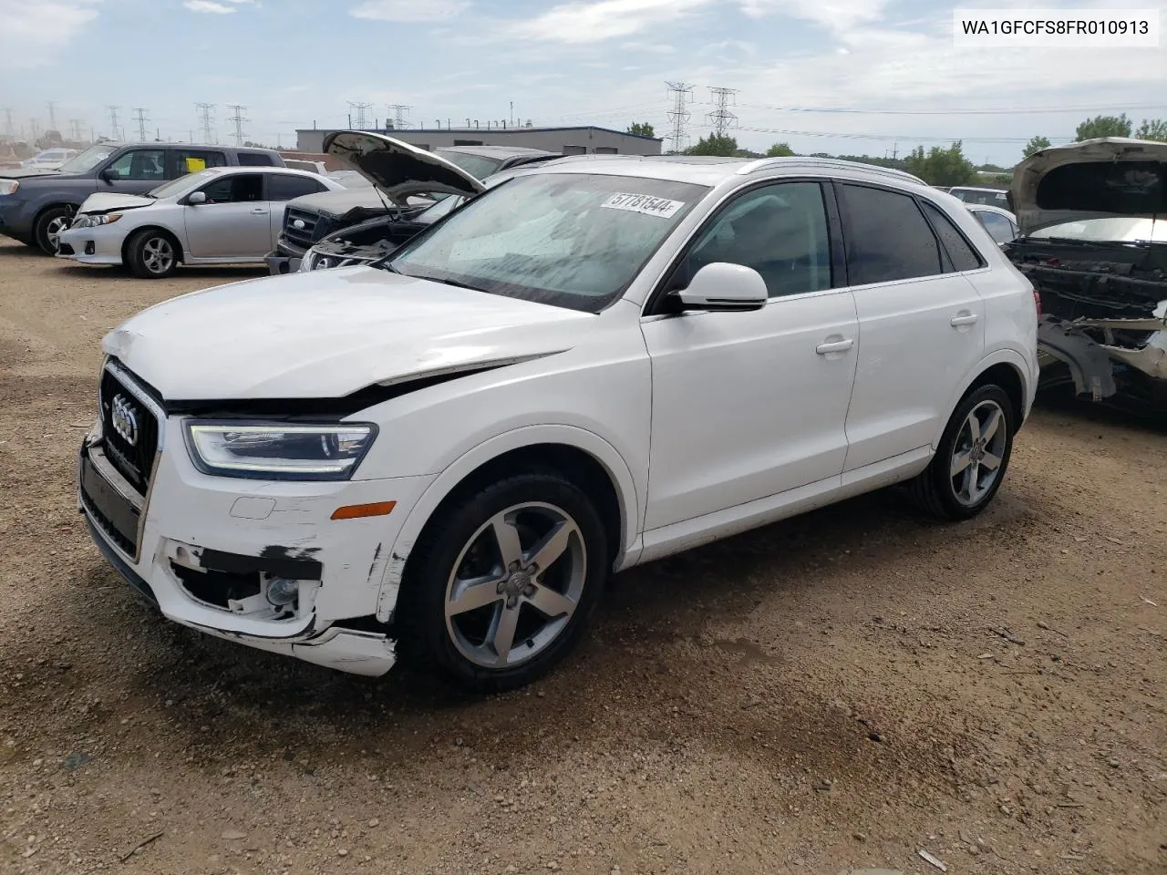 2015 Audi Q3 Prestige VIN: WA1GFCFS8FR010913 Lot: 57781544