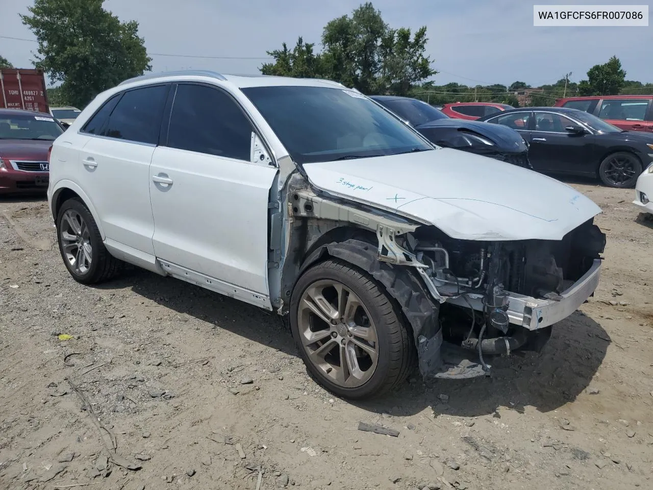 2015 Audi Q3 Prestige VIN: WA1GFCFS6FR007086 Lot: 61677424