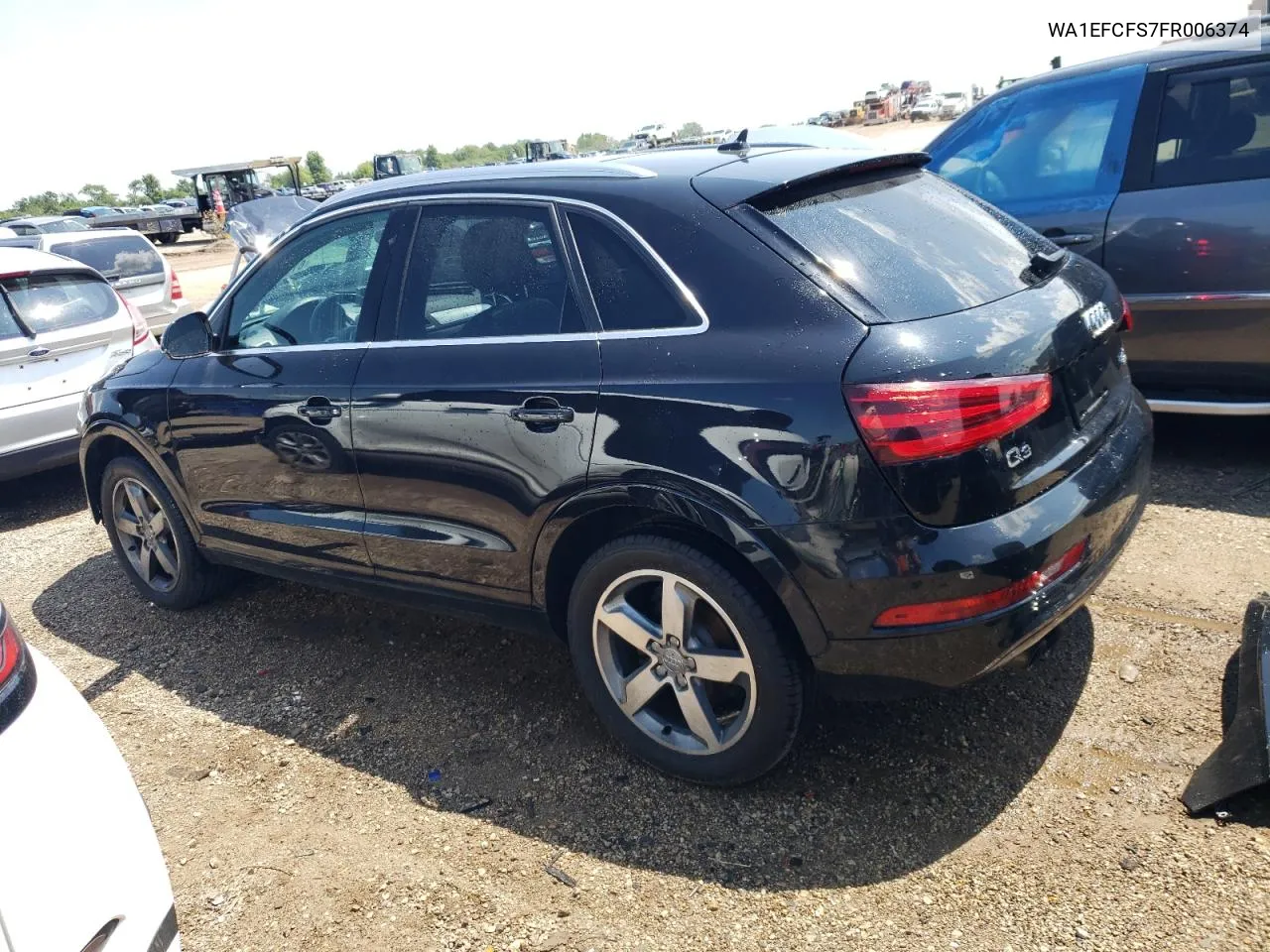 2015 Audi Q3 Premium Plus VIN: WA1EFCFS7FR006374 Lot: 61959864