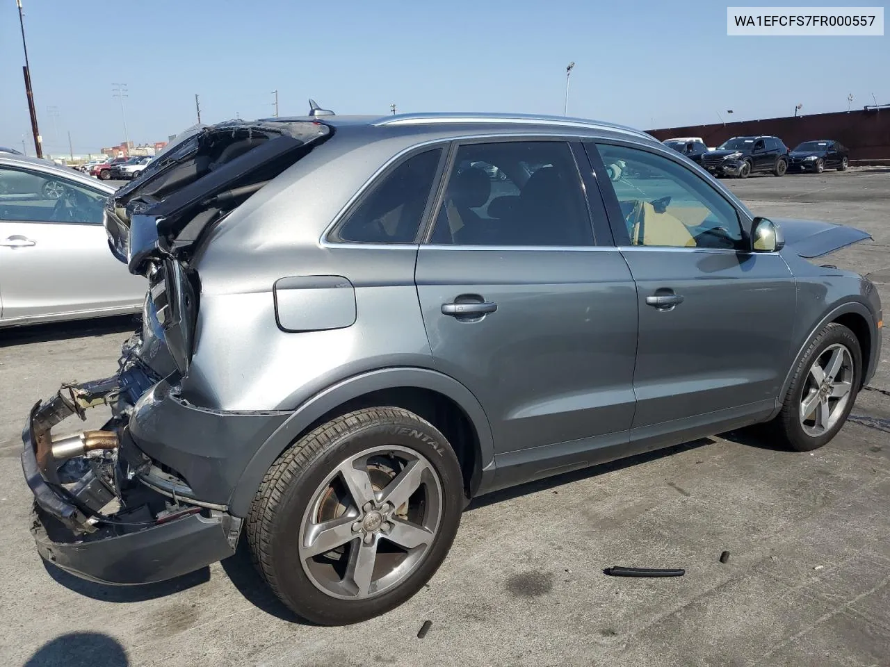 2015 Audi Q3 Premium Plus VIN: WA1EFCFS7FR000557 Lot: 62449664