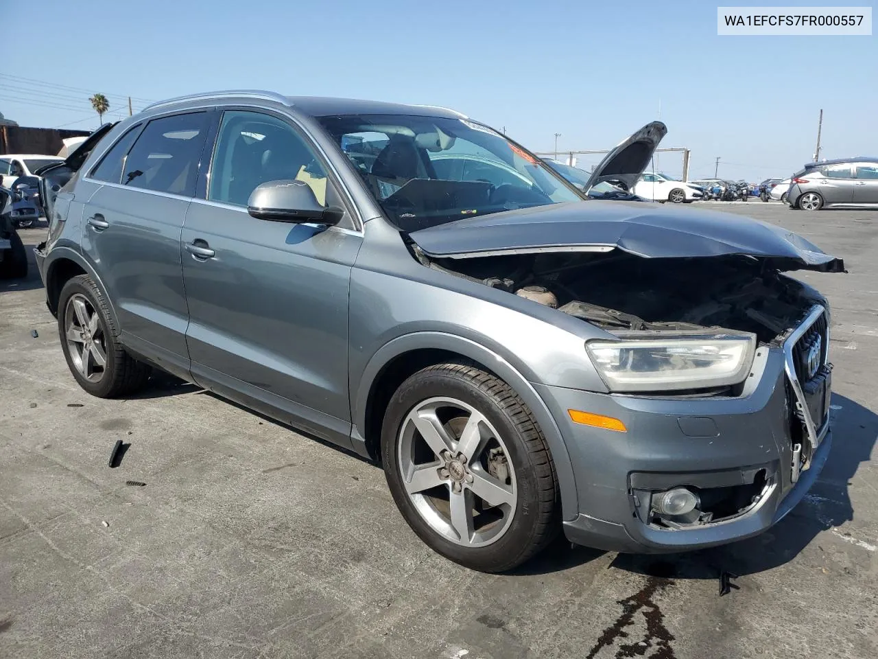 2015 Audi Q3 Premium Plus VIN: WA1EFCFS7FR000557 Lot: 62449664