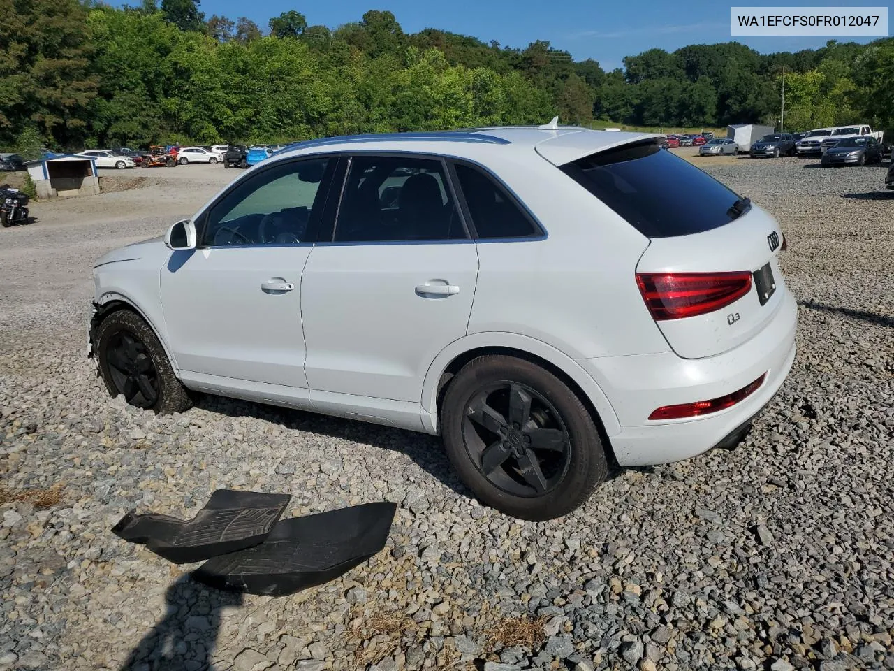 2015 Audi Q3 Premium Plus VIN: WA1EFCFS0FR012047 Lot: 62622754