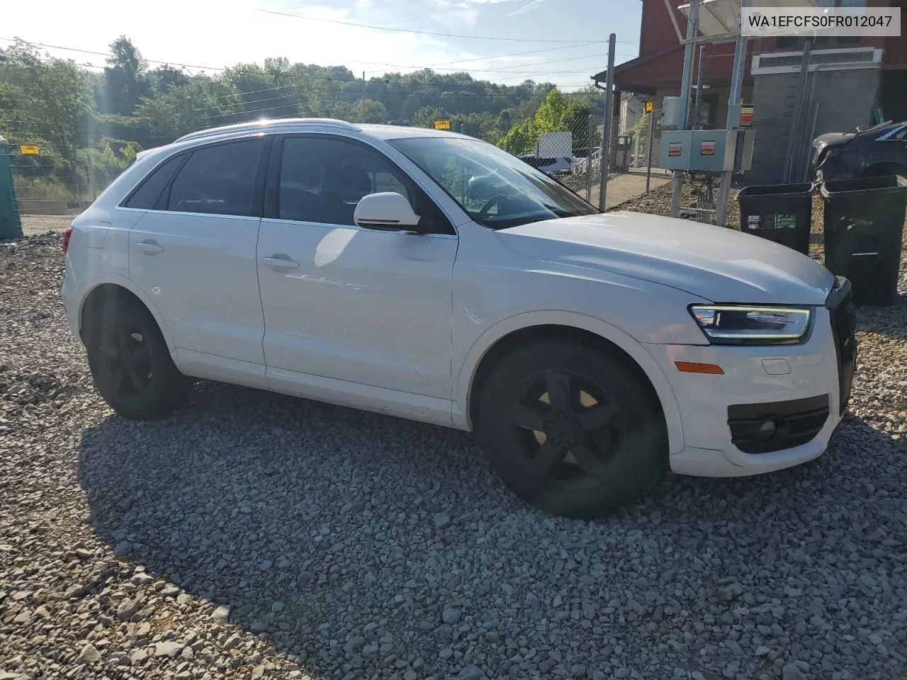 2015 Audi Q3 Premium Plus VIN: WA1EFCFS0FR012047 Lot: 62622754