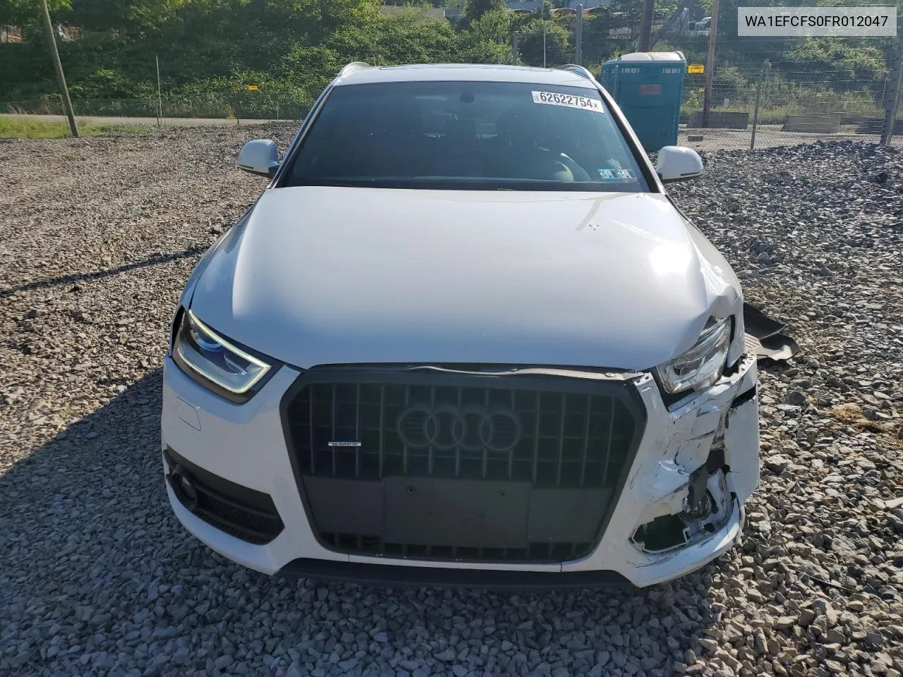 2015 Audi Q3 Premium Plus VIN: WA1EFCFS0FR012047 Lot: 62622754