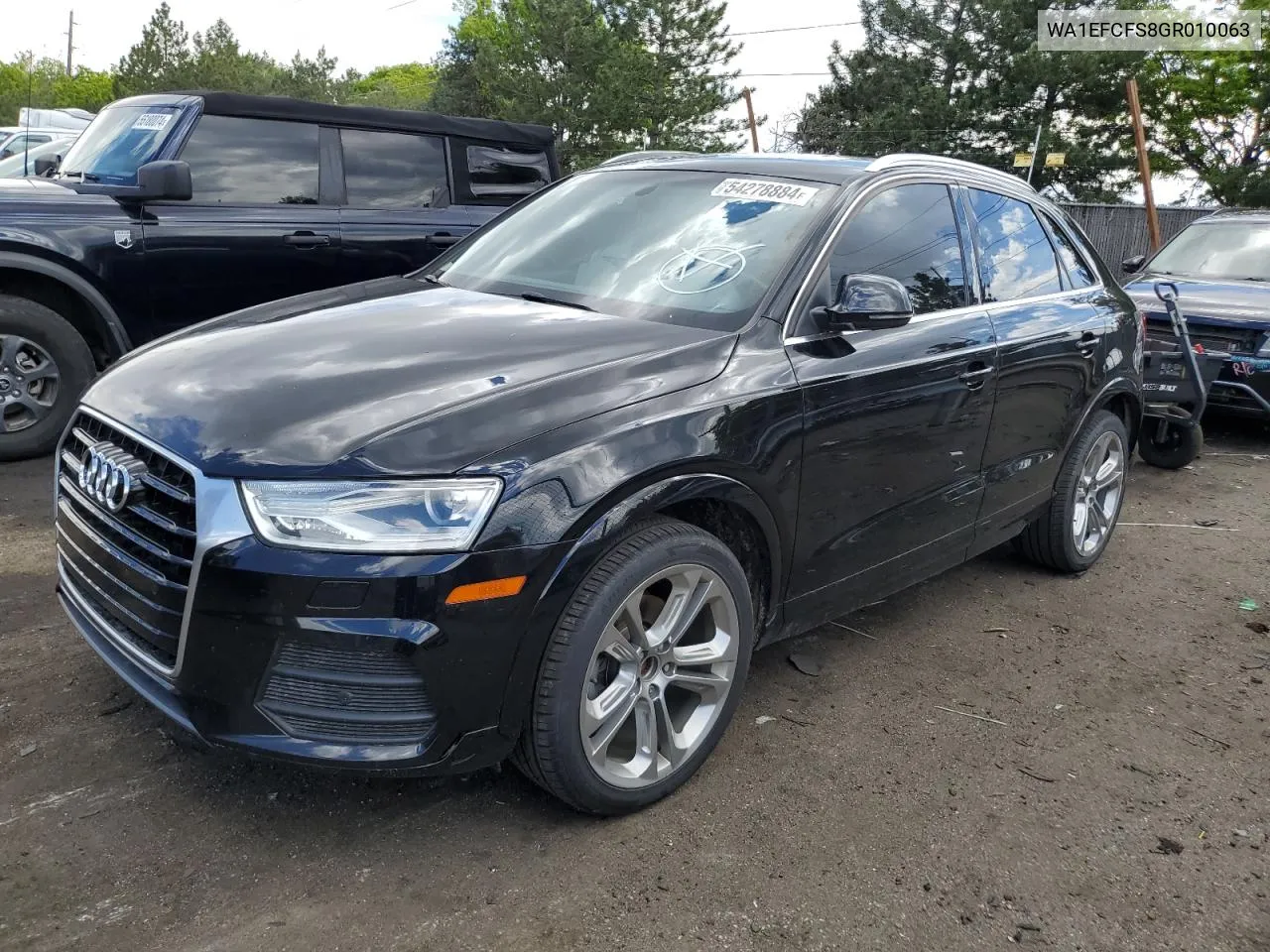 2016 Audi Q3 Premium Plus VIN: WA1EFCFS8GR010063 Lot: 54278884