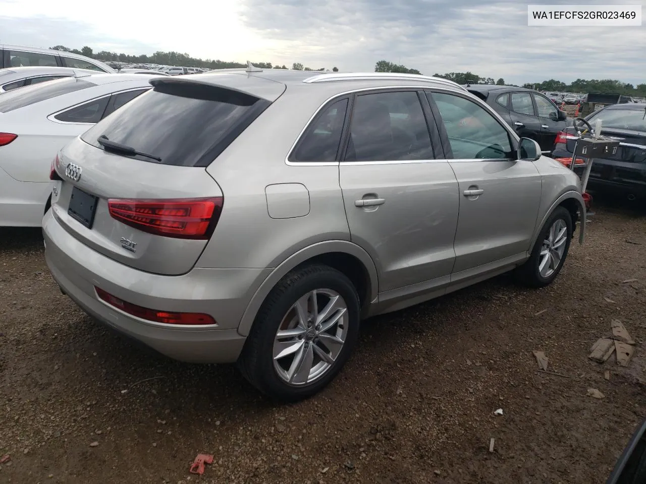 2016 Audi Q3 Premium Plus VIN: WA1EFCFS2GR023469 Lot: 59318694