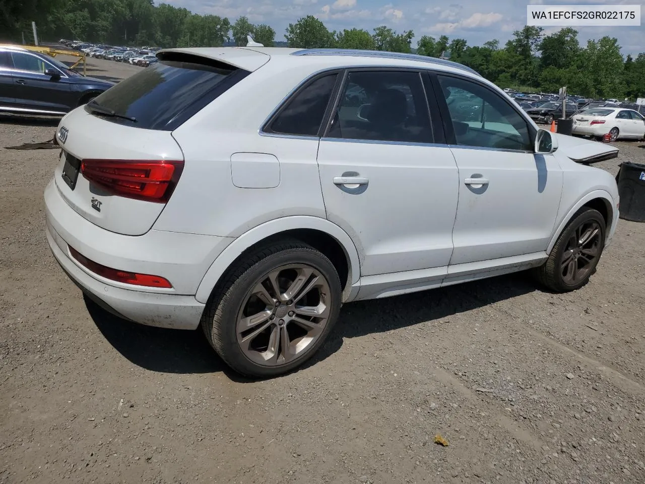 2016 Audi Q3 Premium Plus VIN: WA1EFCFS2GR022175 Lot: 60400004