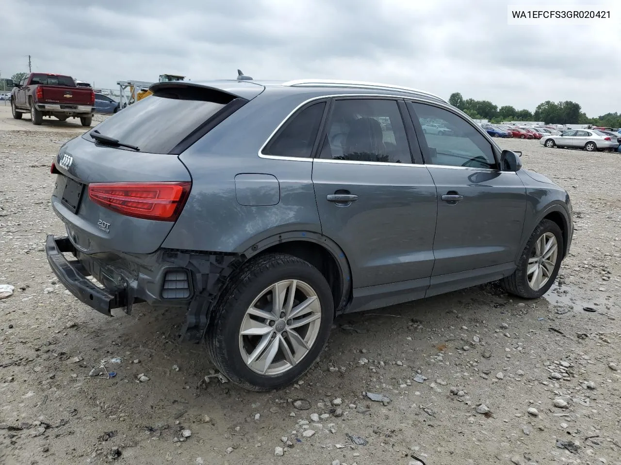 2016 Audi Q3 Premium Plus VIN: WA1EFCFS3GR020421 Lot: 60860904