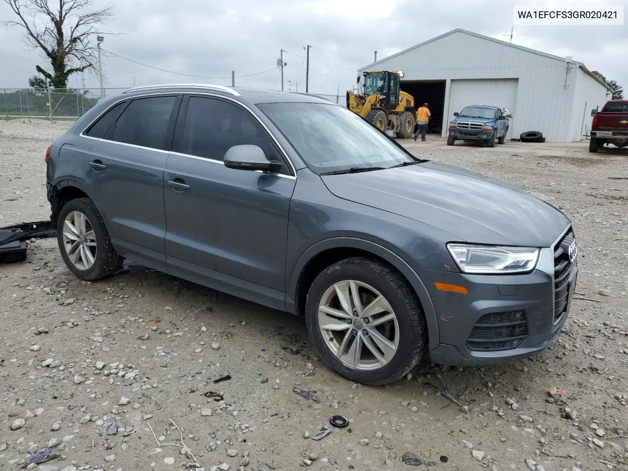 2016 Audi Q3 Premium Plus VIN: WA1EFCFS3GR020421 Lot: 60860904