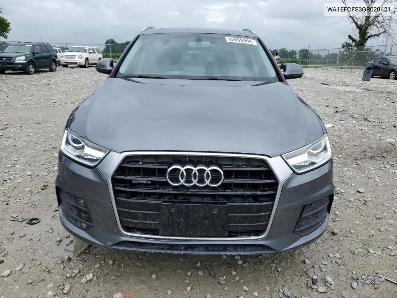 2016 Audi Q3 Premium Plus VIN: WA1EFCFS3GR020421 Lot: 60860904