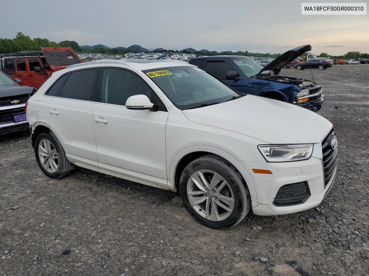 WA1BFCFS0GR000310 2016 Audi Q3 Premium Plus