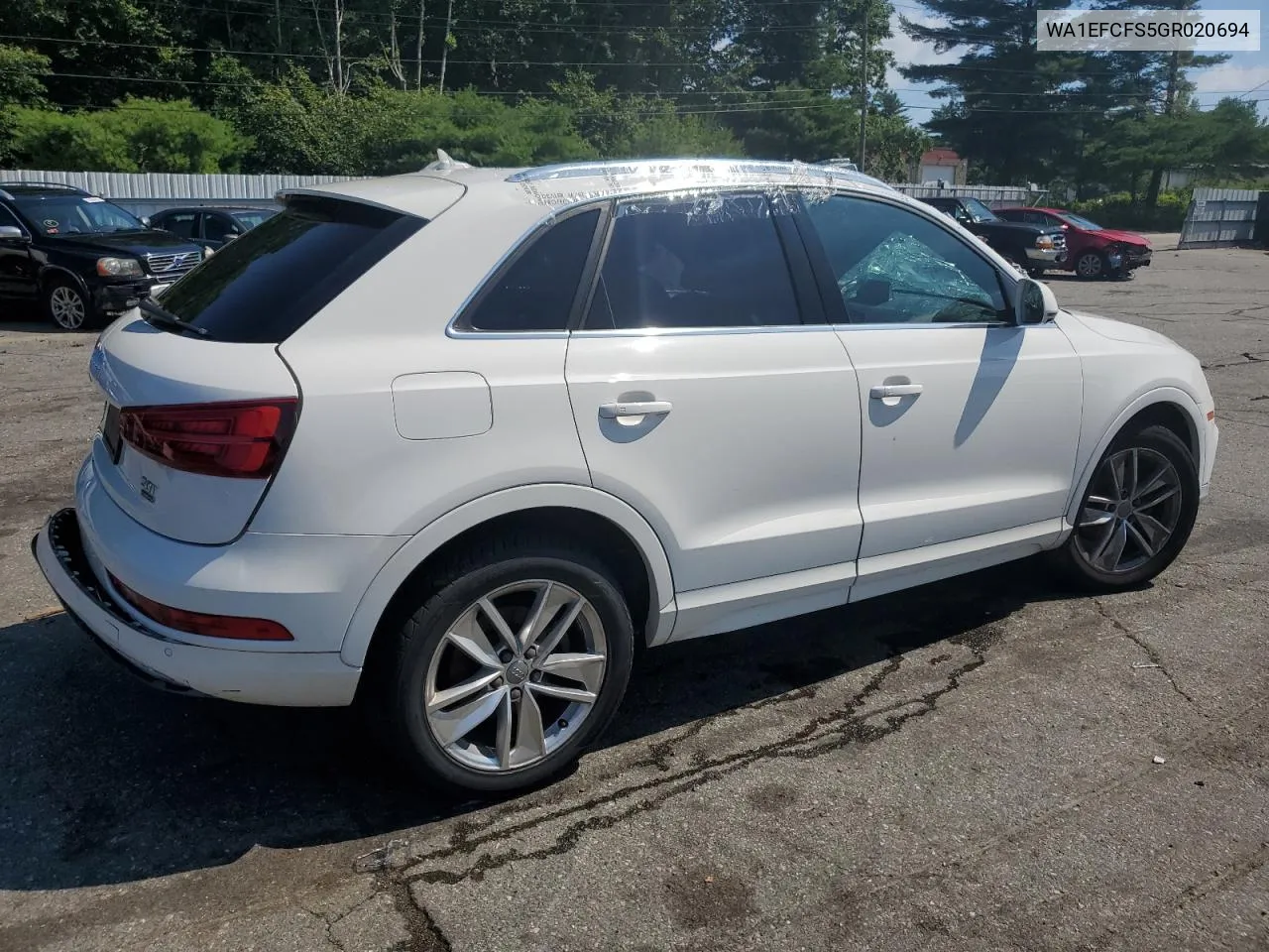 2016 Audi Q3 Premium Plus VIN: WA1EFCFS5GR020694 Lot: 61081784