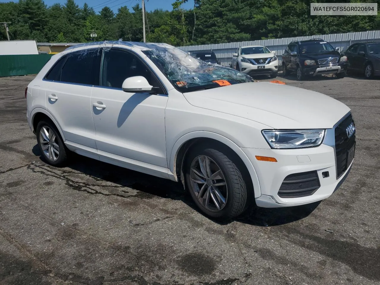 2016 Audi Q3 Premium Plus VIN: WA1EFCFS5GR020694 Lot: 61081784