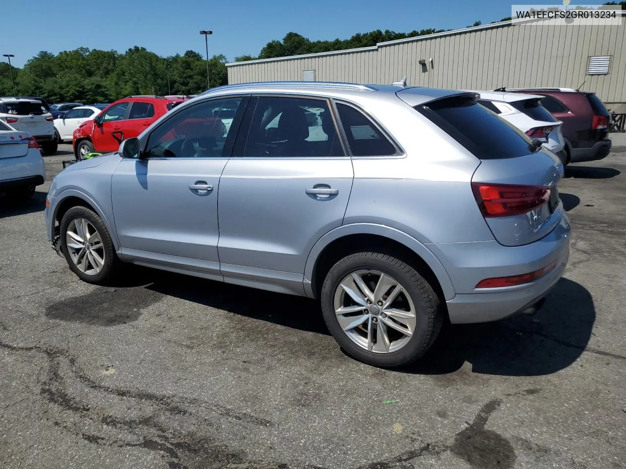 2016 Audi Q3 Premium Plus VIN: WA1EFCFS2GR013234 Lot: 61311624