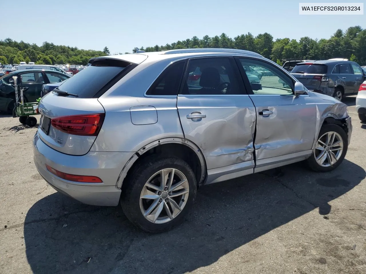 2016 Audi Q3 Premium Plus VIN: WA1EFCFS2GR013234 Lot: 61311624