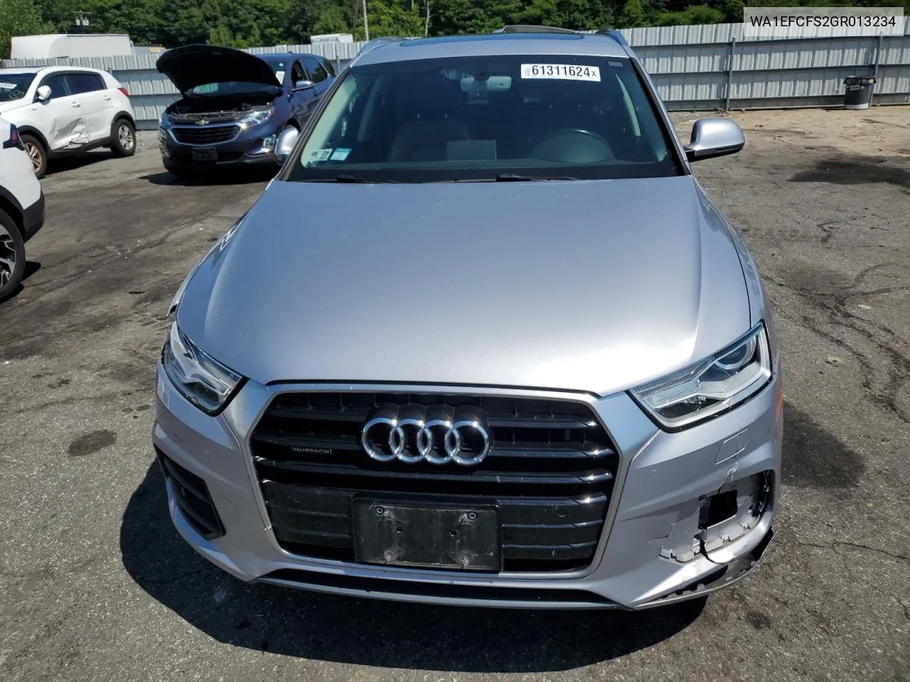 2016 Audi Q3 Premium Plus VIN: WA1EFCFS2GR013234 Lot: 61311624