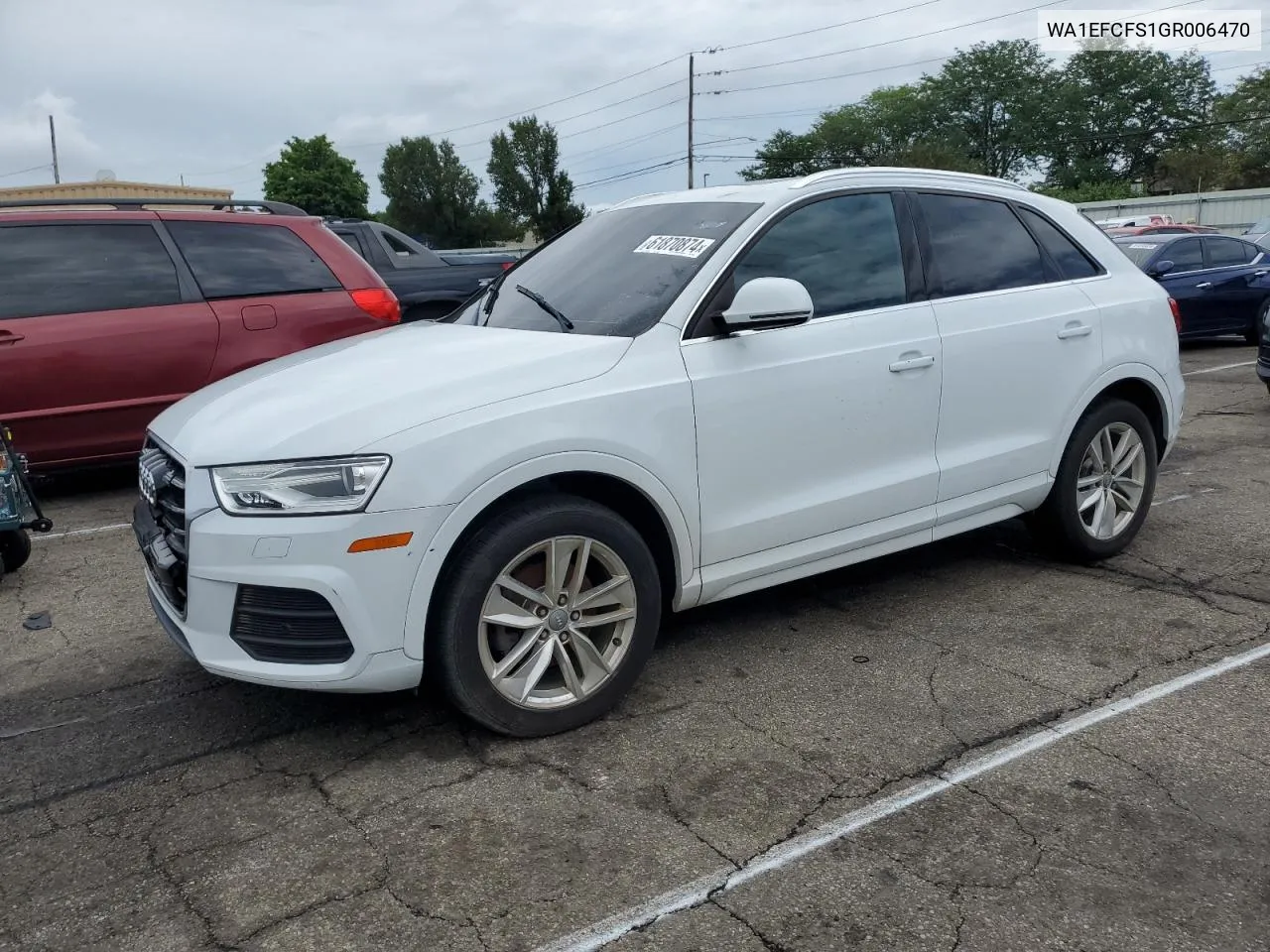 2016 Audi Q3 Premium Plus VIN: WA1EFCFS1GR006470 Lot: 61870874