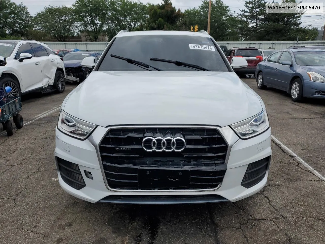 2016 Audi Q3 Premium Plus VIN: WA1EFCFS1GR006470 Lot: 61870874