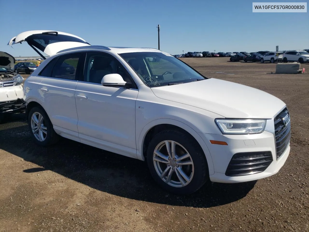 2016 Audi Q3 Prestige VIN: WA1GFCFS7GR000830 Lot: 62245054