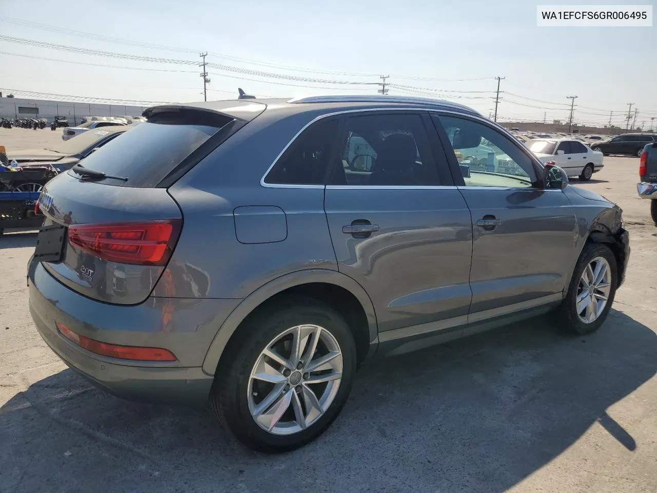 2016 Audi Q3 Premium Plus VIN: WA1EFCFS6GR006495 Lot: 62479374