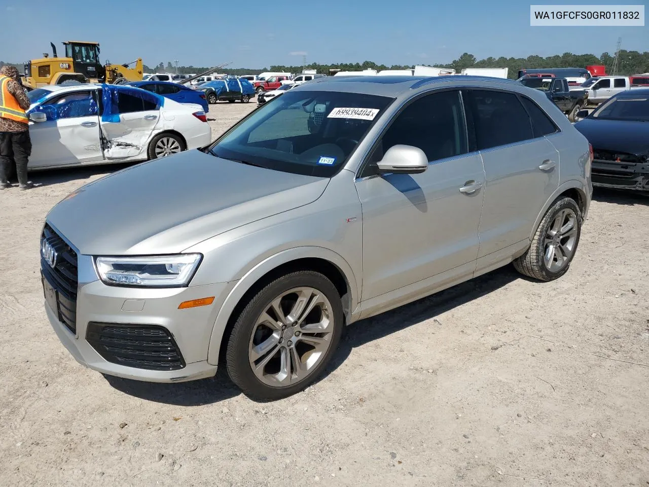 2016 Audi Q3 Prestige VIN: WA1GFCFS0GR011832 Lot: 69939404