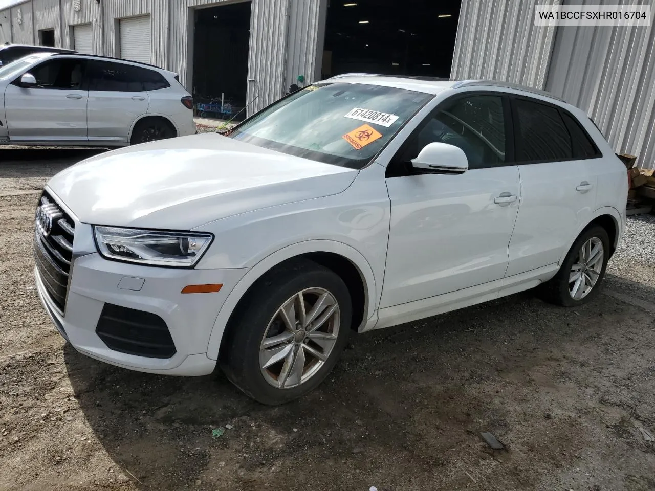 2017 Audi Q3 Premium VIN: WA1BCCFSXHR016704 Lot: 61420814