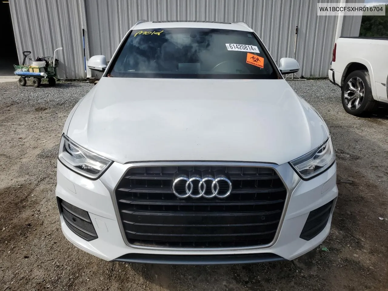 2017 Audi Q3 Premium VIN: WA1BCCFSXHR016704 Lot: 61420814