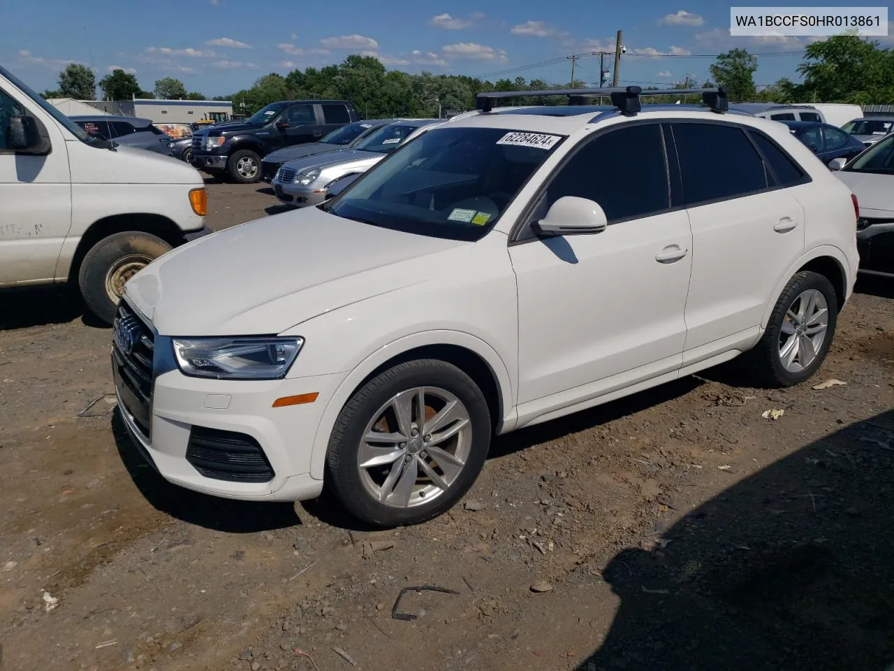 2017 Audi Q3 Premium VIN: WA1BCCFS0HR013861 Lot: 62284624