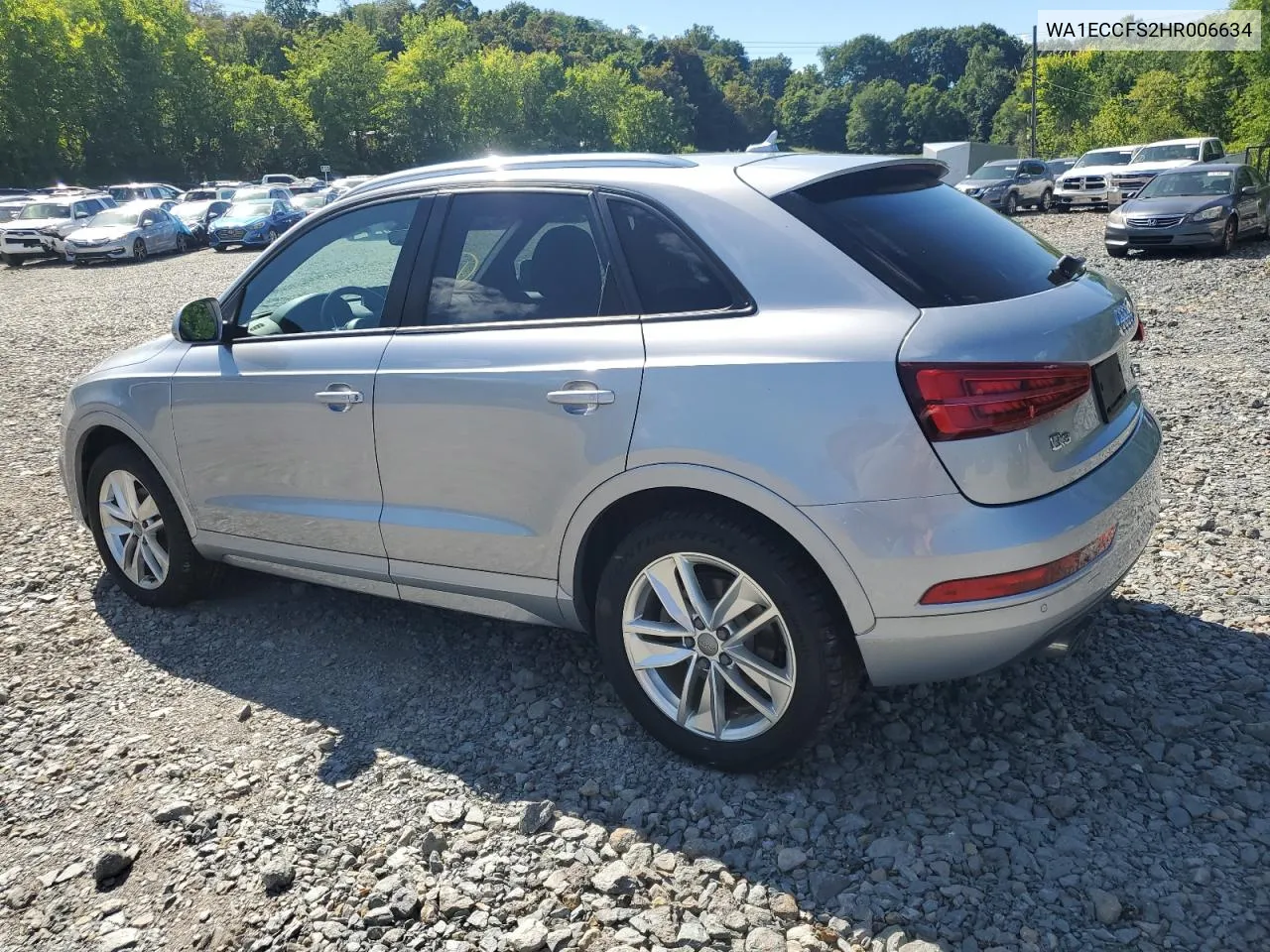 2017 Audi Q3 Premium VIN: WA1ECCFS2HR006634 Lot: 62689804