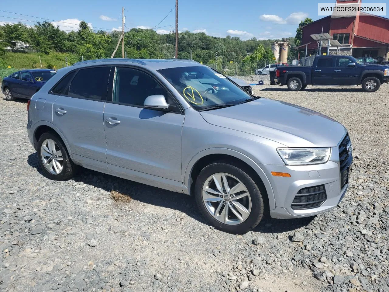 2017 Audi Q3 Premium VIN: WA1ECCFS2HR006634 Lot: 62689804