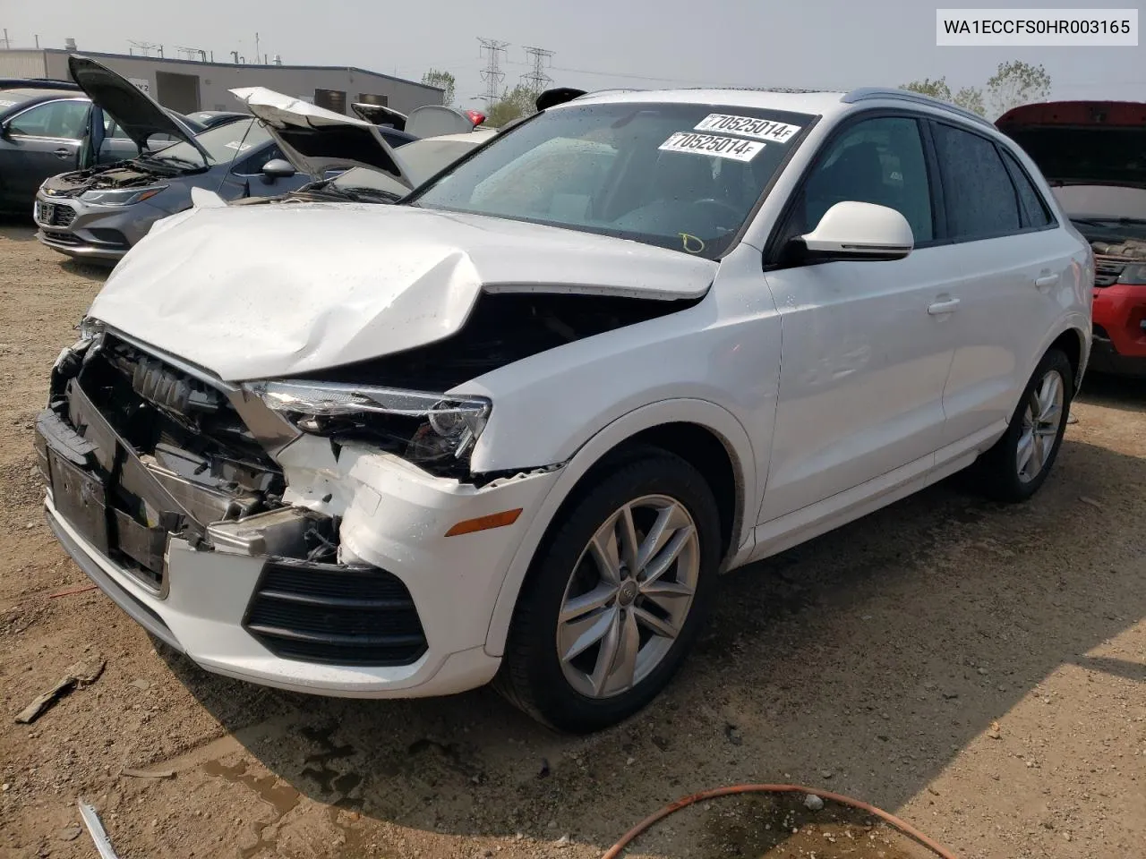 2017 Audi Q3 Premium VIN: WA1ECCFS0HR003165 Lot: 70525014