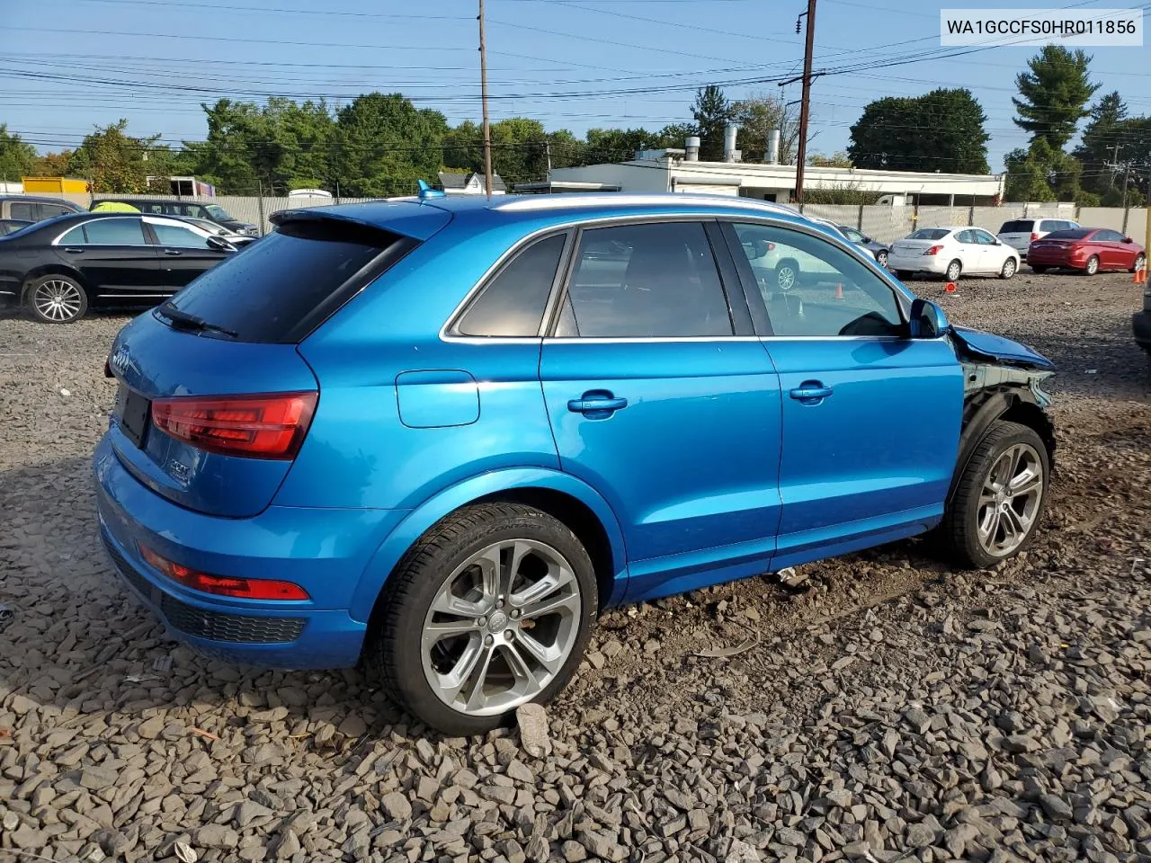 2017 Audi Q3 Prestige VIN: WA1GCCFS0HR011856 Lot: 71089354