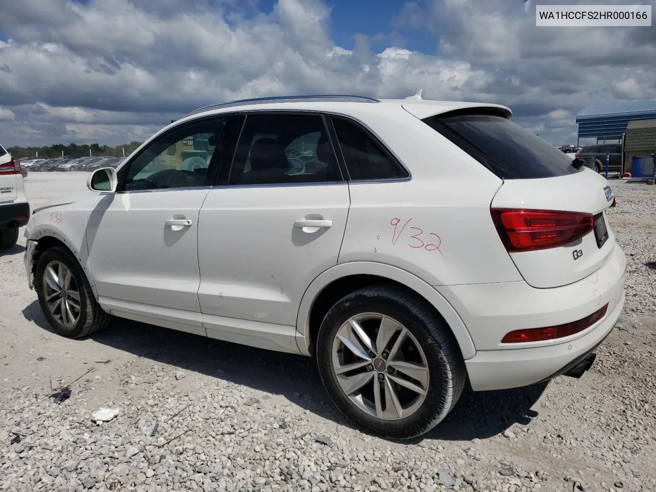 WA1HCCFS2HR000166 2017 Audi Q3 Premium Plus