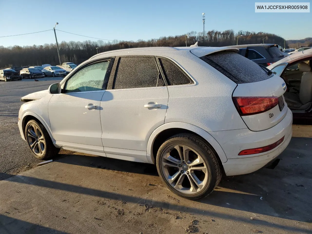 2017 Audi Q3 Premium Plus VIN: WA1JCCFSXHR005908 Lot: 83792114