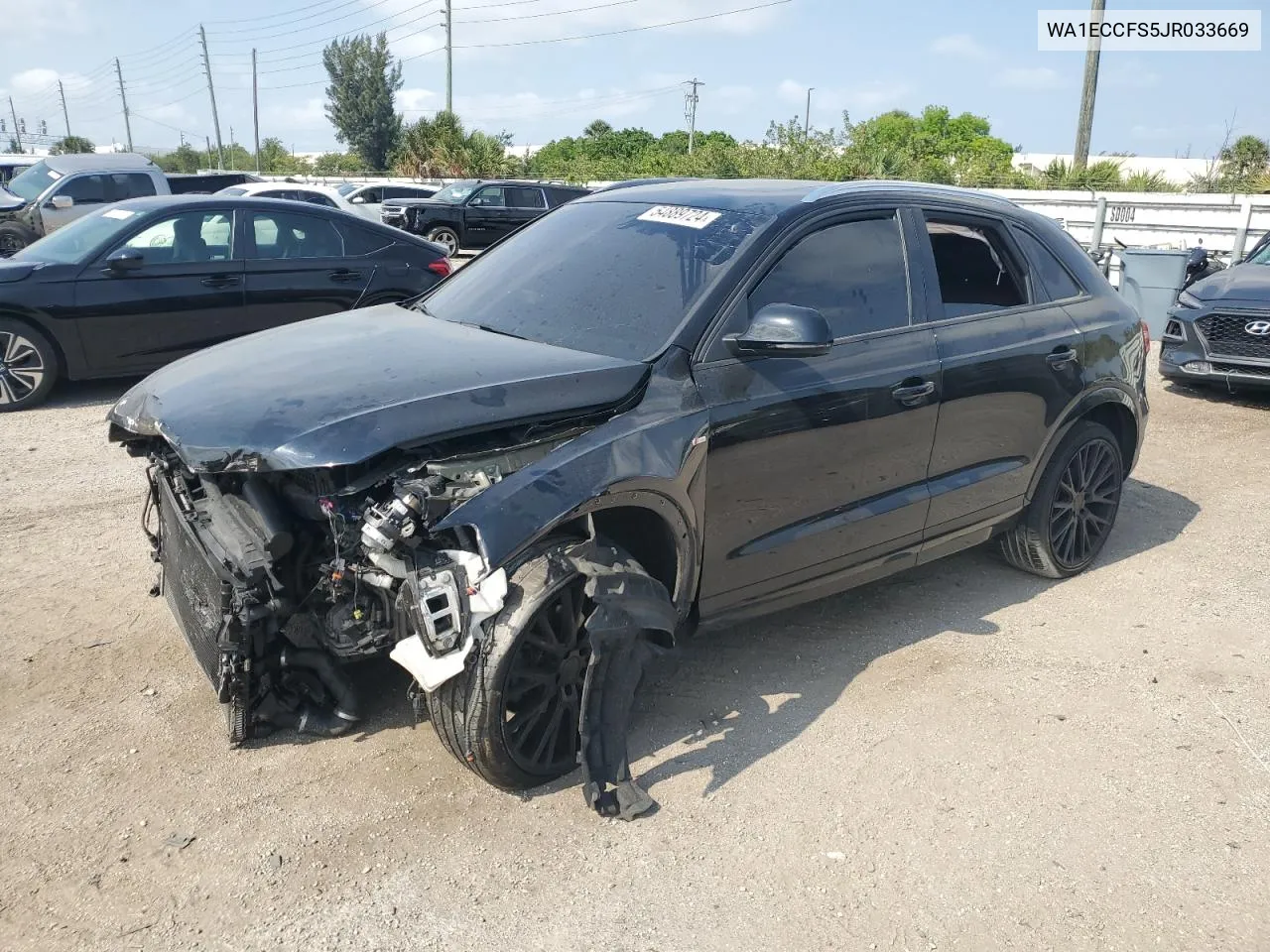 2018 Audi Q3 Premium VIN: WA1ECCFS5JR033669 Lot: 54889724