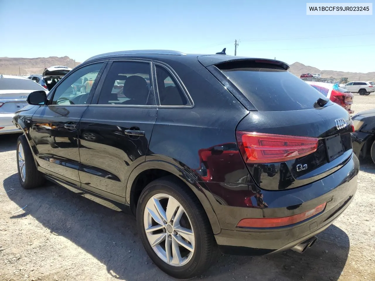 2018 Audi Q3 Premium VIN: WA1BCCFS9JR023245 Lot: 60213464