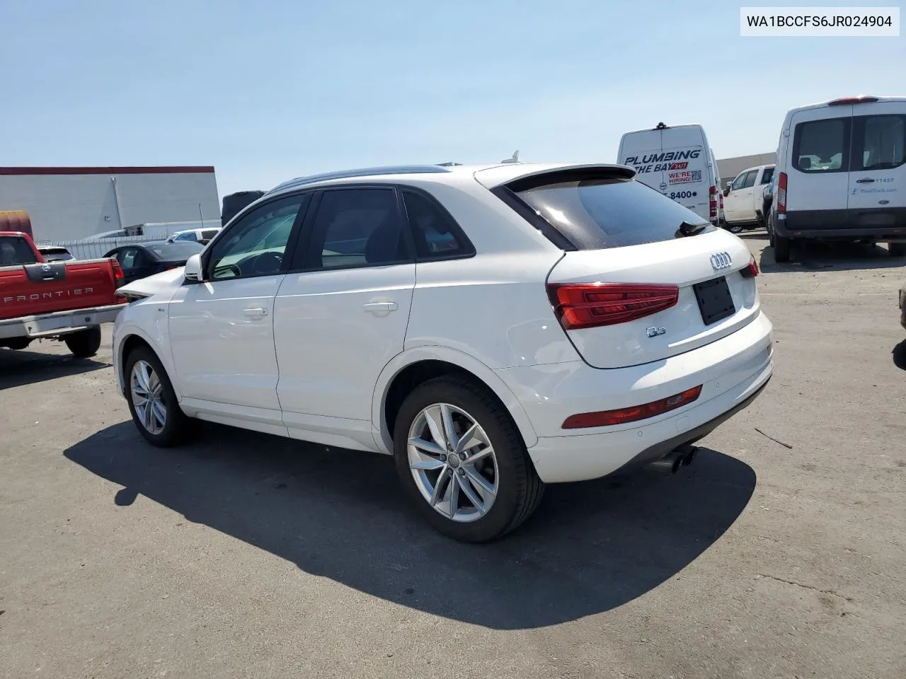 2018 Audi Q3 Premium VIN: WA1BCCFS6JR024904 Lot: 61760474