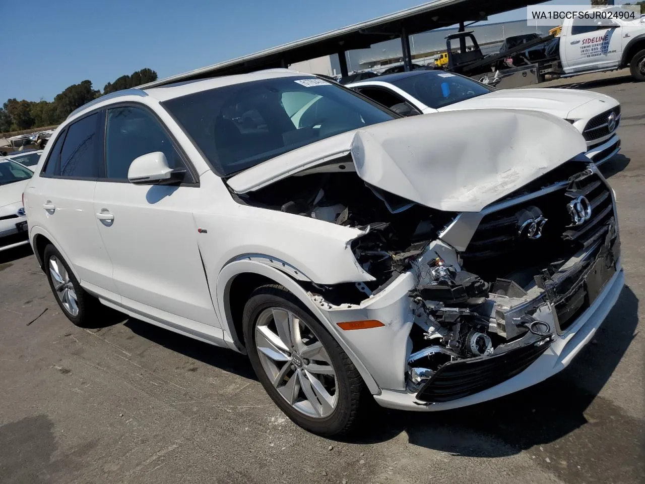 2018 Audi Q3 Premium VIN: WA1BCCFS6JR024904 Lot: 61760474