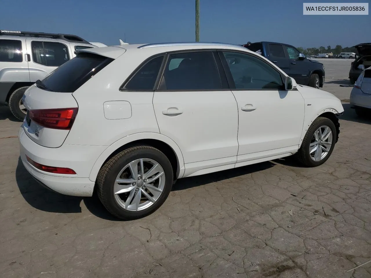 2018 Audi Q3 Premium VIN: WA1ECCFS1JR005836 Lot: 62527264