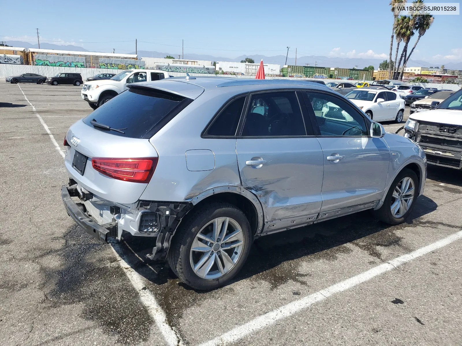 2018 Audi Q3 Premium VIN: WA1BCCFS5JR015238 Lot: 63693294