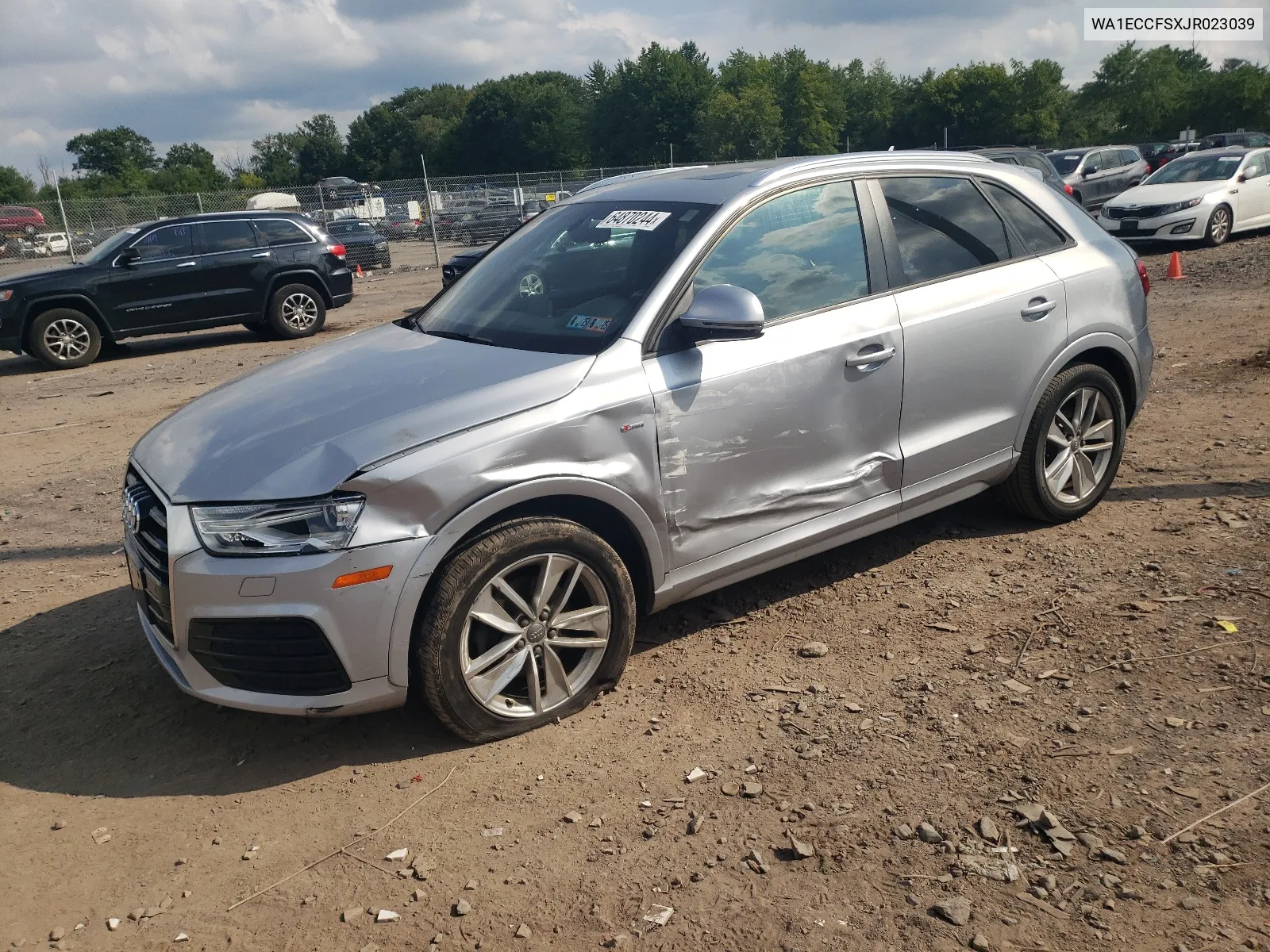 2018 Audi Q3 Premium VIN: WA1ECCFSXJR023039 Lot: 64870244