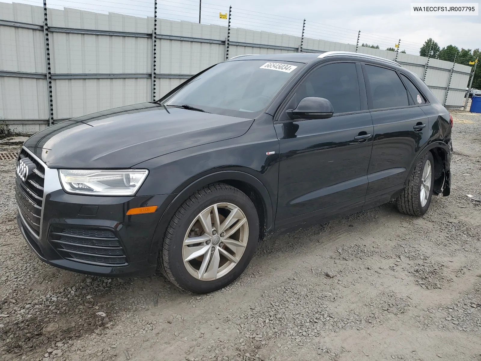 2018 Audi Q3 Premium VIN: WA1ECCFS1JR007795 Lot: 66545034