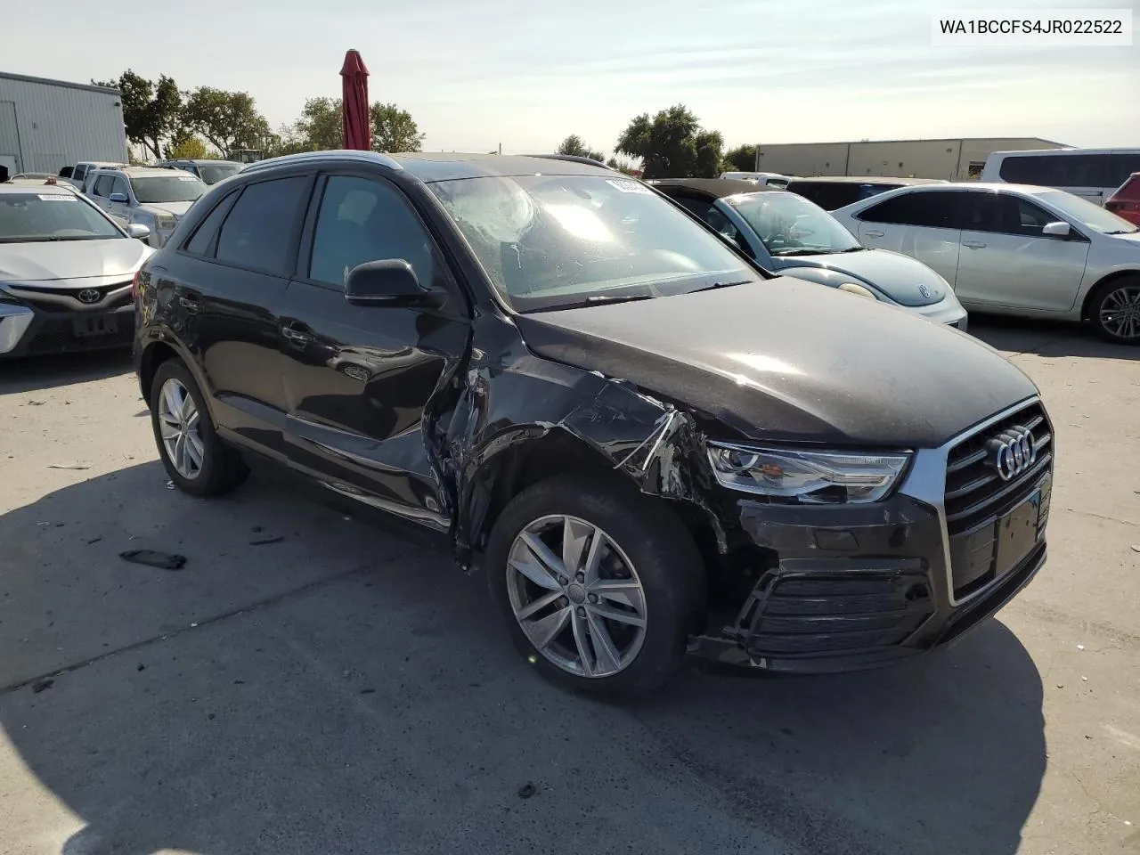 2018 Audi Q3 Premium VIN: WA1BCCFS4JR022522 Lot: 68304394