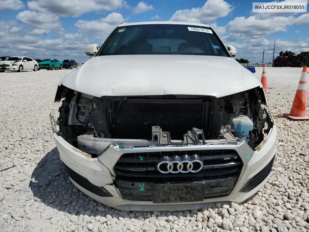 WA1JCCFSXJR018051 2018 Audi Q3 Premium Plus