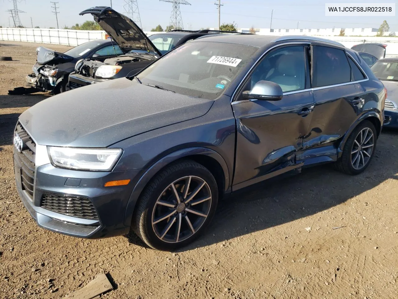 2018 Audi Q3 Premium Plus VIN: WA1JCCFS8JR022518 Lot: 71726944